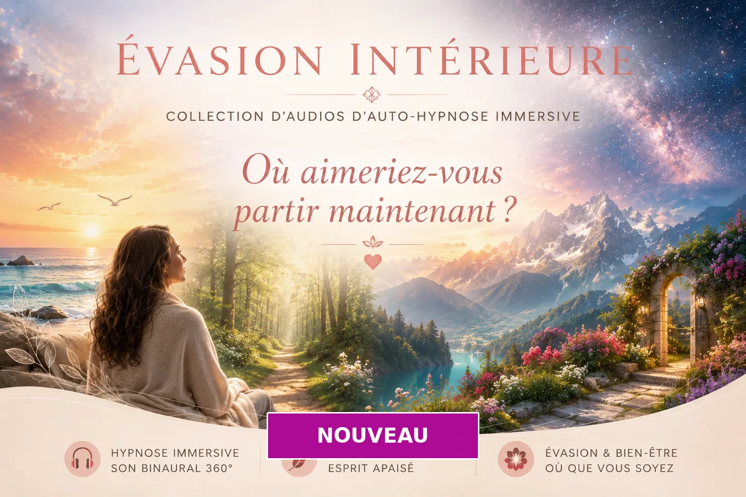 Collection Évasion intérieure – 6 voyages immersifs.